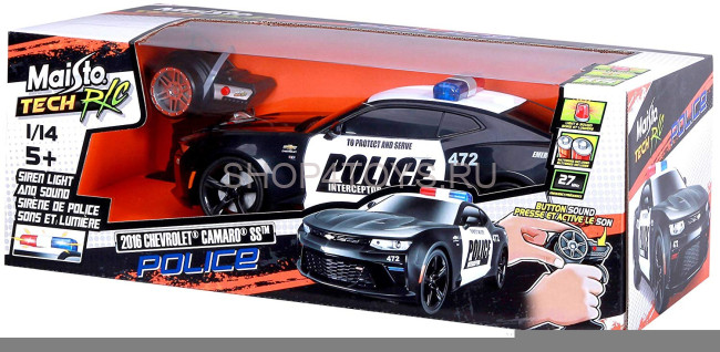 Радиоуправляемая машина Chevrolet Camaro Полиция (с мигалками) 1:14 - 81276 Радиоуправляемая машина Chevrolet Camaro Полиция (с мигалками) 1:14 - 81276