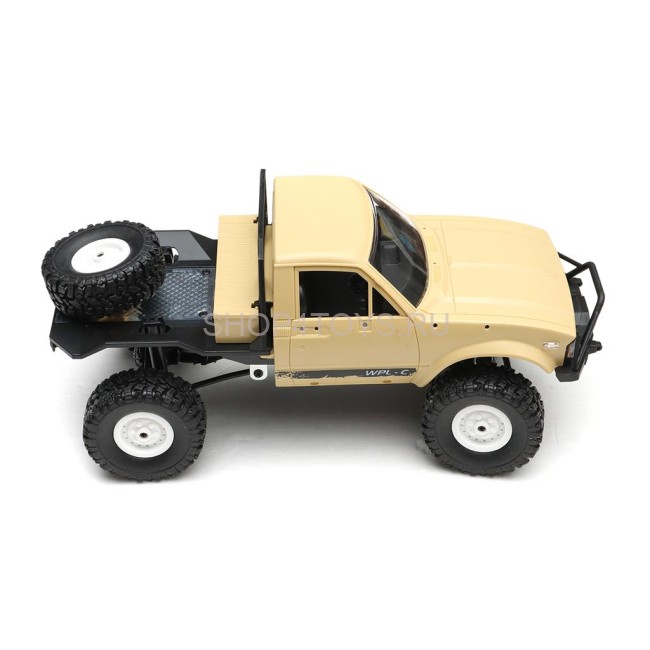 Радиоуправляемая машина WPL пикап Hilux (желтый) 4WD 2.4G 1:16 RTR - WPLC-14R-YELLOW Радиоуправляемая машина WPL пикап Hilux (желтый) 4WD 2.4G 1:16 RTR - WPLC-14R-YELLOW