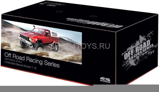 Радиоуправляемая машина WPL пикап Hilux (желтый) 4WD 2.4G 1:16 RTR - WPLC-14R-YELLOW Радиоуправляемая машина WPL пикап Hilux (желтый) 4WD 2.4G 1:16 RTR - WPLC-14R-YELLOW