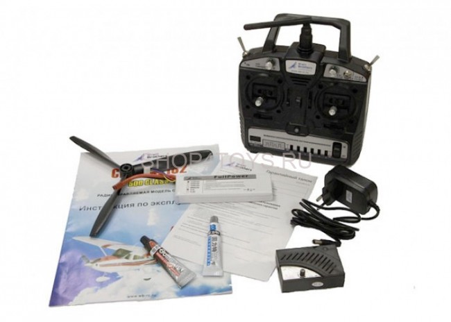 Радиоуправляемый самолет Art-Tech Cessna 182 Brushless EPS 2.4G - 21016 Радиоуправляемый самолет Art-Tech Cessna 182 Brushless EPS 2.4G - 21016
