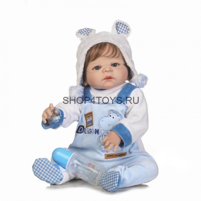 Кукла реборн силиконовый мальчик Федор