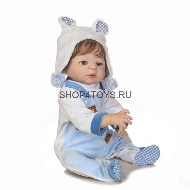 Кукла реборн силиконовый мальчик Федор