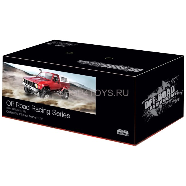 Радиоуправляемая машина WPL пикап Hilux (красная) 4WD 2.4G 1:16 RTR - WPLC-24R-RED Радиоуправляемая машина WPL пикап Hilux (красная) 4WD 2.4G 1:16 RTR - WPLC-24R-RED