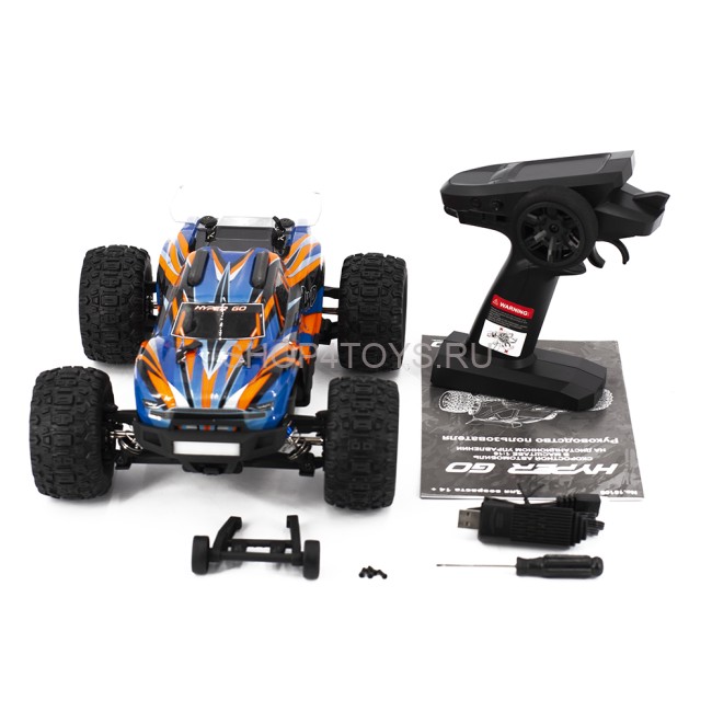 Радиоуправляемый джип MJX Hyper Go 4WD LED 1:16 2.4G - MJX-16108-ORANGE Радиоуправляемый джип MJX Hyper Go 4WD LED 1:16 2.4G - MJX-16108-ORANGE