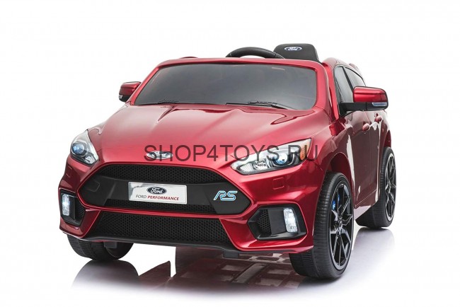 Детский электромобиль Dake Ford Focus RS Wine Red 12V 2.4G - F777-RED Детский электромобиль Dake Ford Focus RS Wine Red 12V 2.4G - F777-RED