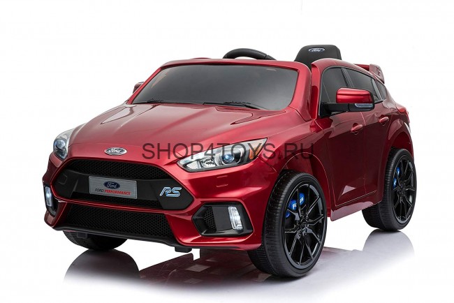 Детский электромобиль Dake Ford Focus RS Wine Red 12V 2.4G - F777-RED Детский электромобиль Dake Ford Focus RS Wine Red 12V 2.4G - F777-RED