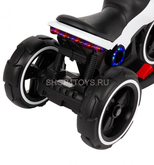 Детский мотоцикл на аккумуляторе Y-MAXI Police White - SW198A-WHITE Детский мотоцикл на аккумуляторе Y-MAXI Police White - SW198A-WHITE