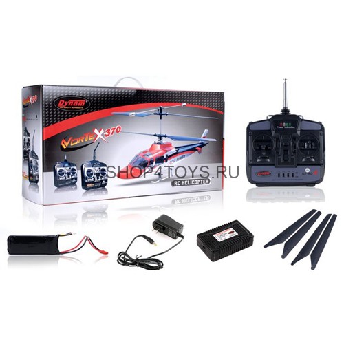 Радиоуправляемый вертолет Dynam Vortex 370 RTF 2.4G - DY8908VII Радиоуправляемый вертолет Dynam Vortex 370 RTF 2.4G - DY8908VII