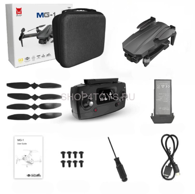 Квадрокоптер MJX MG-1 4K 2-Axis Gimbal EIS GPS 5G - MJX-MG-1 Квадрокоптер MJX MG-1 4K 2-Axis Gimbal EIS GPS 5G - MJX-MG-1