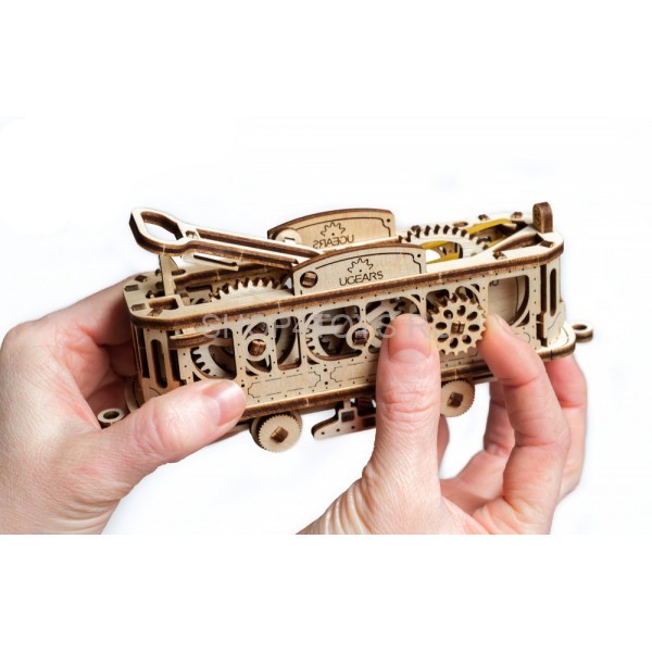 Деревянный 3D конструктор Ugears "Трамвайная линия" - 70020 Деревянный 3D конструктор Ugears "Трамвайная линия" - 70020