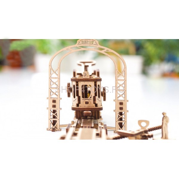 Деревянный 3D конструктор Ugears "Трамвайная линия" - 70020 Деревянный 3D конструктор Ugears "Трамвайная линия" - 70020