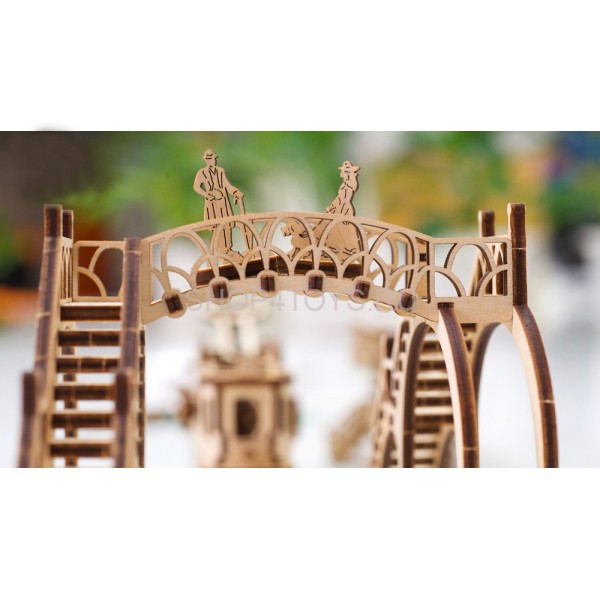 Деревянный 3D конструктор Ugears "Трамвайная линия" - 70020 Деревянный 3D конструктор Ugears "Трамвайная линия" - 70020