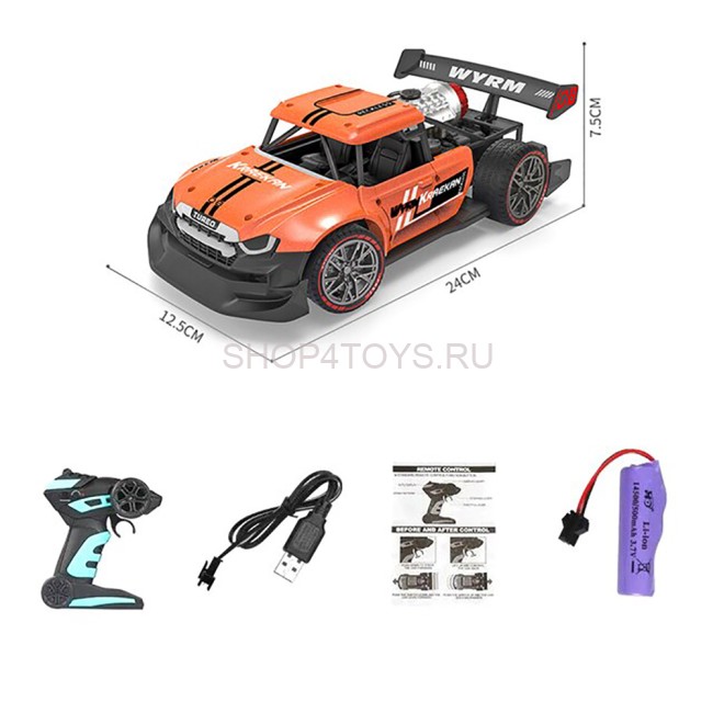 Радиоуправляемый спортивный пикап (оранжевый, пар) 2.4G - HD3400-ORANGE Радиоуправляемый спортивный пикап (оранжевый, пар) 2.4G - HD3400-ORANGE