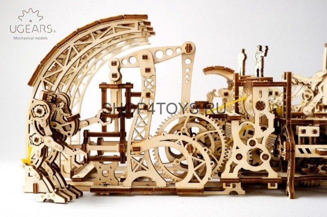 Деревянный 3D конструктор Ugears "Фабрика Роботов" - 70039 Деревянный 3D конструктор Ugears "Фабрика Роботов" - 70039