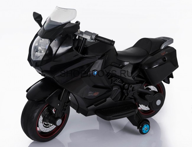 Детский электромобиль мотоцикл BMW K1200GT Black 12V - XMX316-BLACK Детский электромобиль мотоцикл BMW K1200GT Black 12V - XMX316-BLACK