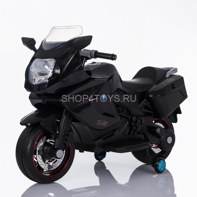 Детский электромобиль мотоцикл BMW K1200GT Black 12V - XMX316-BLACK Детский электромобиль мотоцикл BMW K1200GT Black 12V - XMX316-BLACK