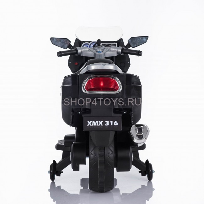 Детский электромобиль мотоцикл BMW K1200GT Black 12V - XMX316-BLACK Детский электромобиль мотоцикл BMW K1200GT Black 12V - XMX316-BLACK
