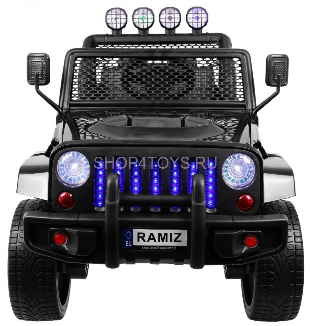 Детский электромобиль Black Jeep 4WD 12V - S2388 Детский электромобиль Black Jeep 4WD 12V - S2388