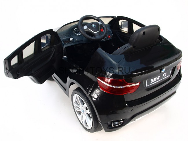 Радиоуправляемый детский электромобиль Джип BMW X6 12V - JJ258 Радиоуправляемый детский электромобиль Джип BMW X6 12V - JJ258