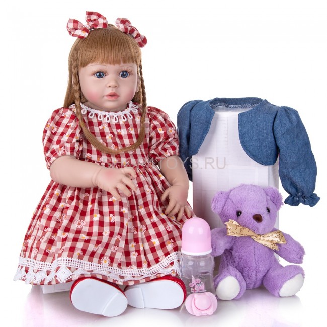 Реборн силиконовая девочка Алинка