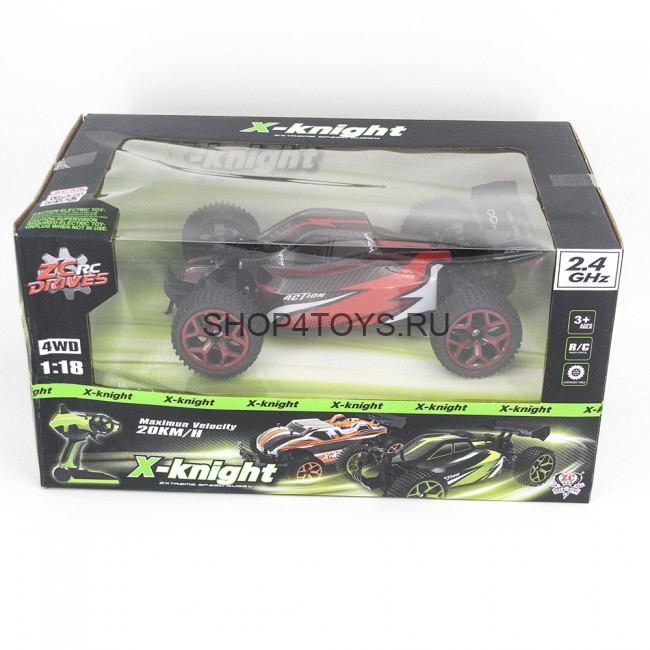 Радиоуправляемая багги ZC X-Kinght Action Red 4WD 1:18 2.4G - 333-GS06B Радиоуправляемая багги ZC X-Kinght Action Red 4WD 1:18 2.4G - 333-GS06B