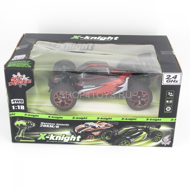 Радиоуправляемая багги ZC X-Kinght Action Red 4WD 1:18 2.4G - 333-GS06B Радиоуправляемая багги ZC X-Kinght Action Red 4WD 1:18 2.4G - 333-GS06B