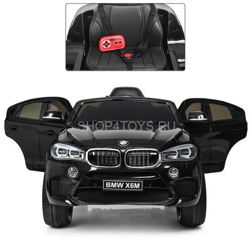 Детский электромобиль BMW X6M Black - JJ2199 Детский электромобиль BMW X6M Black - JJ2199