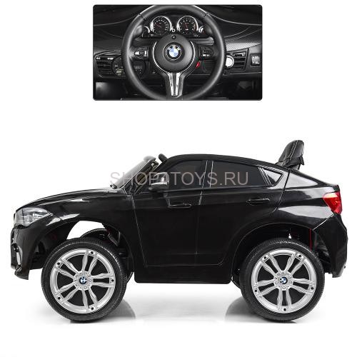 Детский электромобиль BMW X6M Black - JJ2199 Детский электромобиль BMW X6M Black - JJ2199