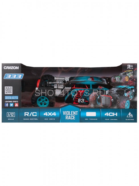 Радиоуправляемая машина CraZon Хот-род 4WD 1:12 - 333-GS19121