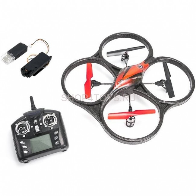 Радиоуправляемый мини квадрокоптер WLtoys Mini UFO с камерой - V606C Радиоуправляемый мини квадрокоптер WLtoys Mini UFO с камерой - V606C