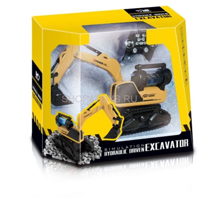 Радиоуправляемый экскаватор Le Neng Toys (эмуляция гидравлического привода, акб, звук) - LNT-F2 Радиоуправляемый экскаватор Le Neng Toys (эмуляция гидравлического привода, акб, звук) - LNT-F2