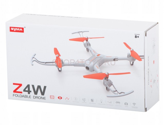 Квадрокоптер Syma Z4W складной с WIFI FPV камерой - SYMA-Z4W Квадрокоптер Syma Z4W складной с WIFI FPV камерой - SYMA-Z4W