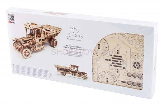 Деревянный 3D конструктор Ugears "Грузовик UGM-11" - 70018 Деревянный 3D конструктор Ugears "Грузовик UGM-11" - 70018