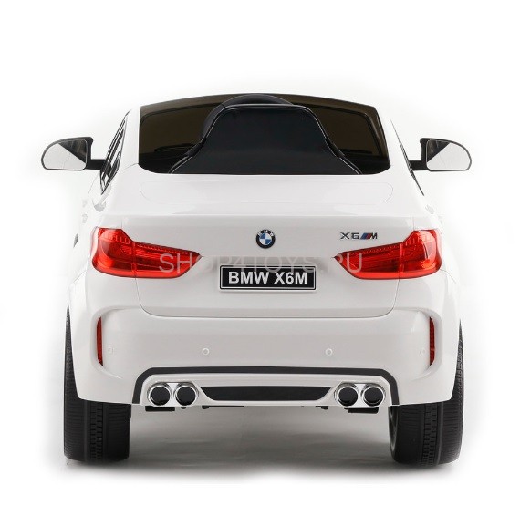 Детский электромобиль BMW X6M White - JJ2199 Детский электромобиль BMW X6M White - JJ2199