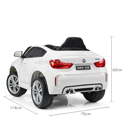 Детский электромобиль BMW X6M White - JJ2199 Детский электромобиль BMW X6M White - JJ2199