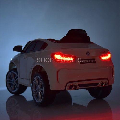 Детский электромобиль BMW X6M White - JJ2199 Детский электромобиль BMW X6M White - JJ2199
