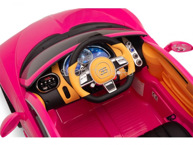Детский электромобиль Bugatti Chiron 2.4G - Pink - HL318 Детский электромобиль Bugatti Chiron 2.4G - Pink - HL318
