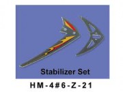 Набор хвостового оперения - HM-4#6-Z-21 Набор хвостового оперения - HM-4#6-Z-21