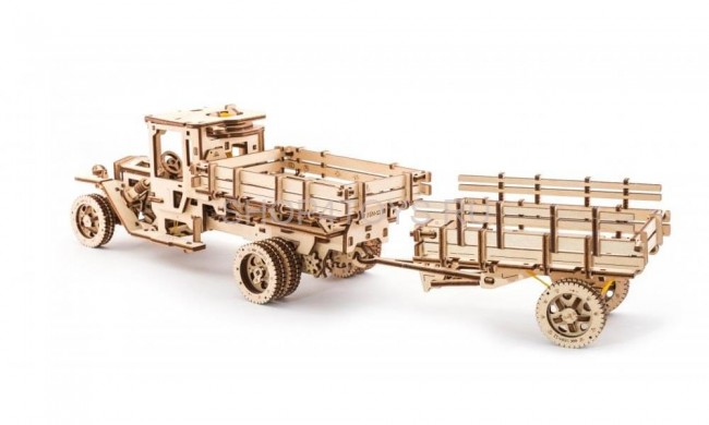 Деревянный 3D конструктор Ugears "Дополнение к грузовику UGM-11" - 70019 Деревянный 3D конструктор Ugears "Дополнение к грузовику UGM-11" - 70019