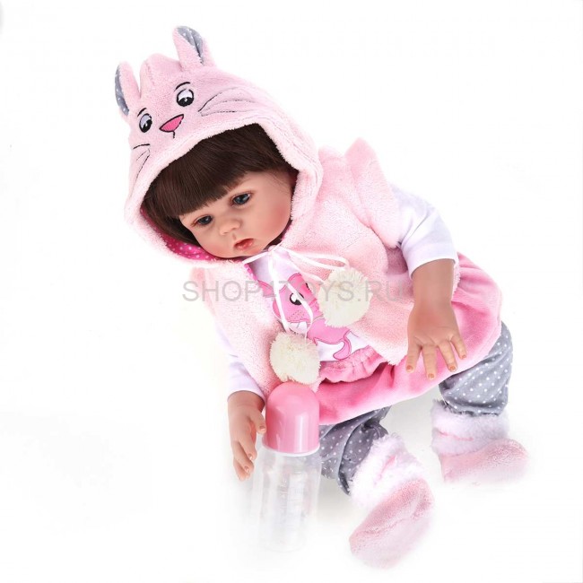 Реборн силиконовая девочка Алёнка