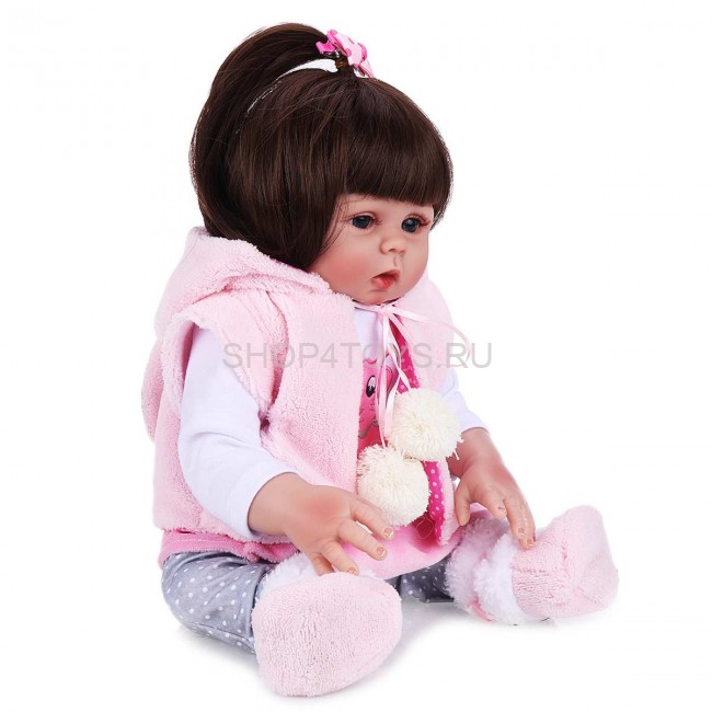 Реборн силиконовая девочка Алёнка