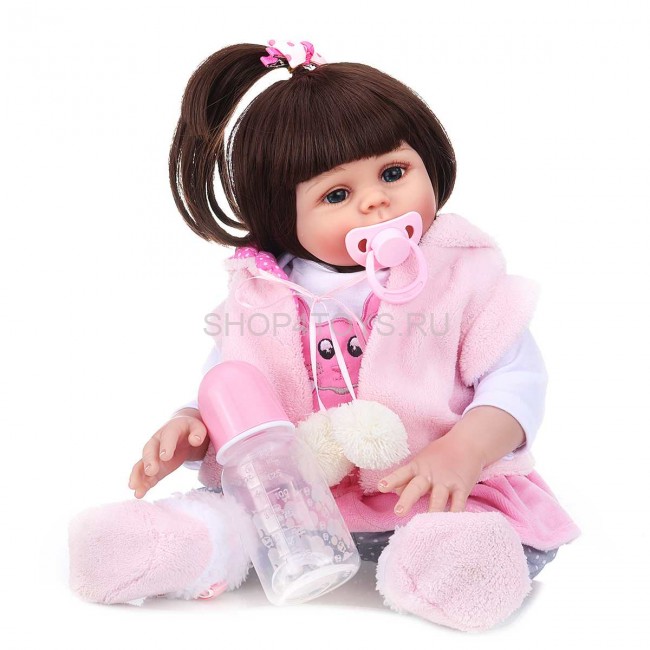 Реборн силиконовая девочка Алёнка