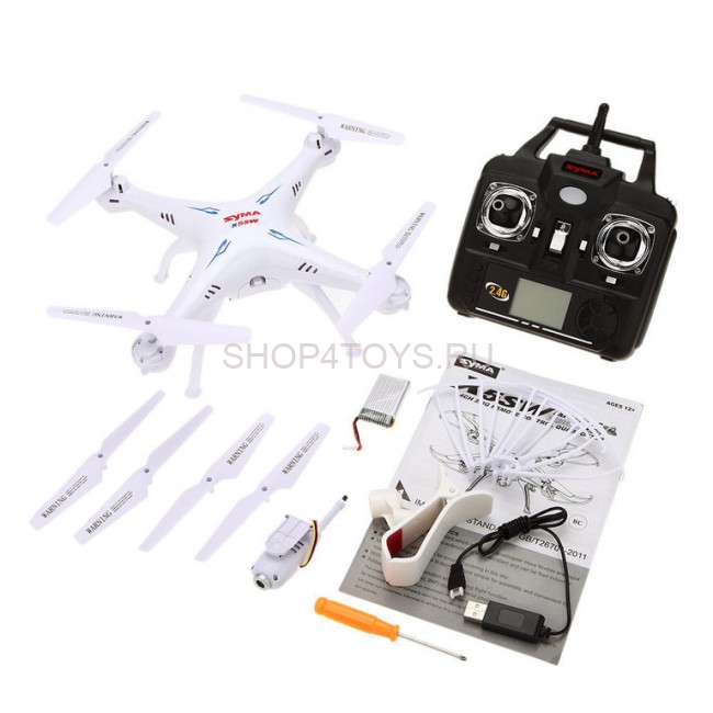 Радиоуправляемый квадрокоптер с камерой FPV WiFi Syma X5SW-1 2.4Ghz - X5SW-1 Радиоуправляемый квадрокоптер с камерой FPV WiFi Syma X5SW-1 2.4Ghz - X5SW-1