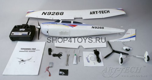 Радиоуправляемый самолет Art-tech Brushless Cessna 182 (400 class EPO) - 2.4G - 21018 Радиоуправляемый самолет Art-tech Brushless Cessna 182 (400 class EPO) - 2.4G - 21018