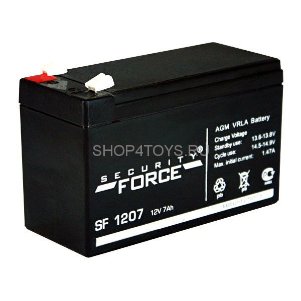 Аккумулятор Security Force 12V7Ah AGM VRLA - SF1207 Аккумулятор Security Force 12V7Ah AGM VRLA - SF1207