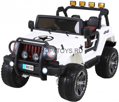 Радиоуправляемый белый джип Wrangler 4WD 2.4G - WXE1688-4-W Радиоуправляемый белый джип Wrangler 4WD 2.4G - WXE1688-4-W