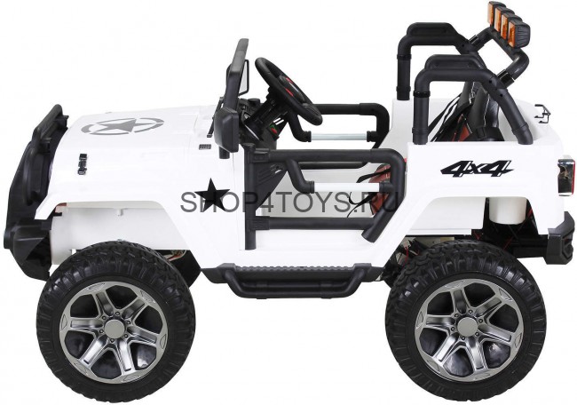 Радиоуправляемый белый джип Wrangler 4WD 2.4G - WXE1688-4-W Радиоуправляемый белый джип Wrangler 4WD 2.4G - WXE1688-4-W