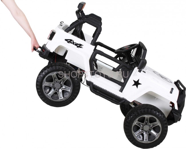Радиоуправляемый белый джип Wrangler 4WD 2.4G - WXE1688-4-W Радиоуправляемый белый джип Wrangler 4WD 2.4G - WXE1688-4-W