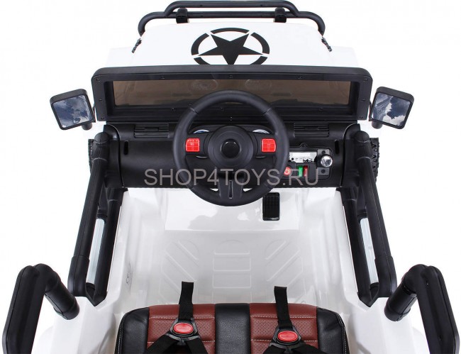 Радиоуправляемый белый джип Wrangler 4WD 2.4G - WXE1688-4-W Радиоуправляемый белый джип Wrangler 4WD 2.4G - WXE1688-4-W