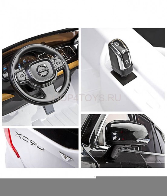 Детский электромобиль Dake Volvo XC90 White 12V 2.4G - XC90-WHITE Детский электромобиль Dake Volvo XC90 White 12V 2.4G - XC90-WHITE